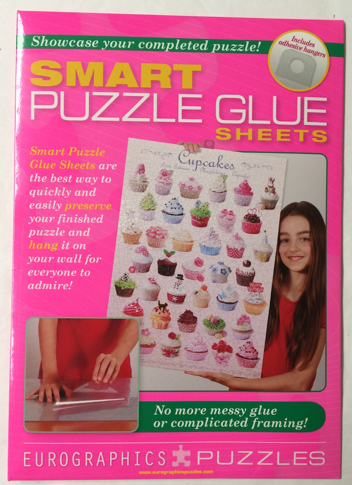 Jigsaw Puzzle Frame Kit With Frame and Puzzle Glue Sheets for