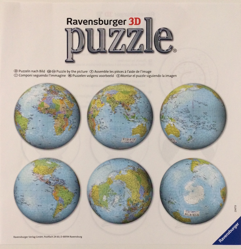 Ravensburger Vintage Globe - 3D Puzzle Ball (540-Piece)